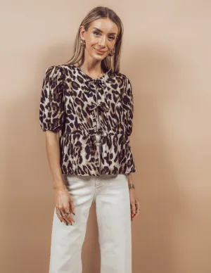 Sammi Leopard Top