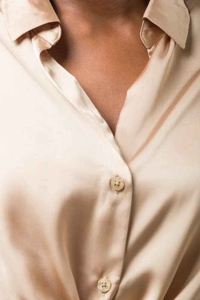 Satin Shirt Natural