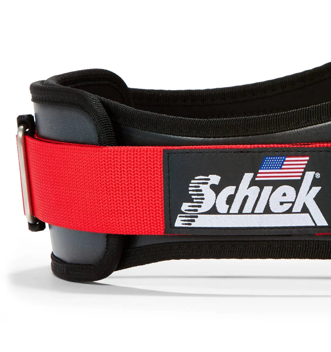 Schiek 3006 Power Contour Weight Lifting Belt - Red