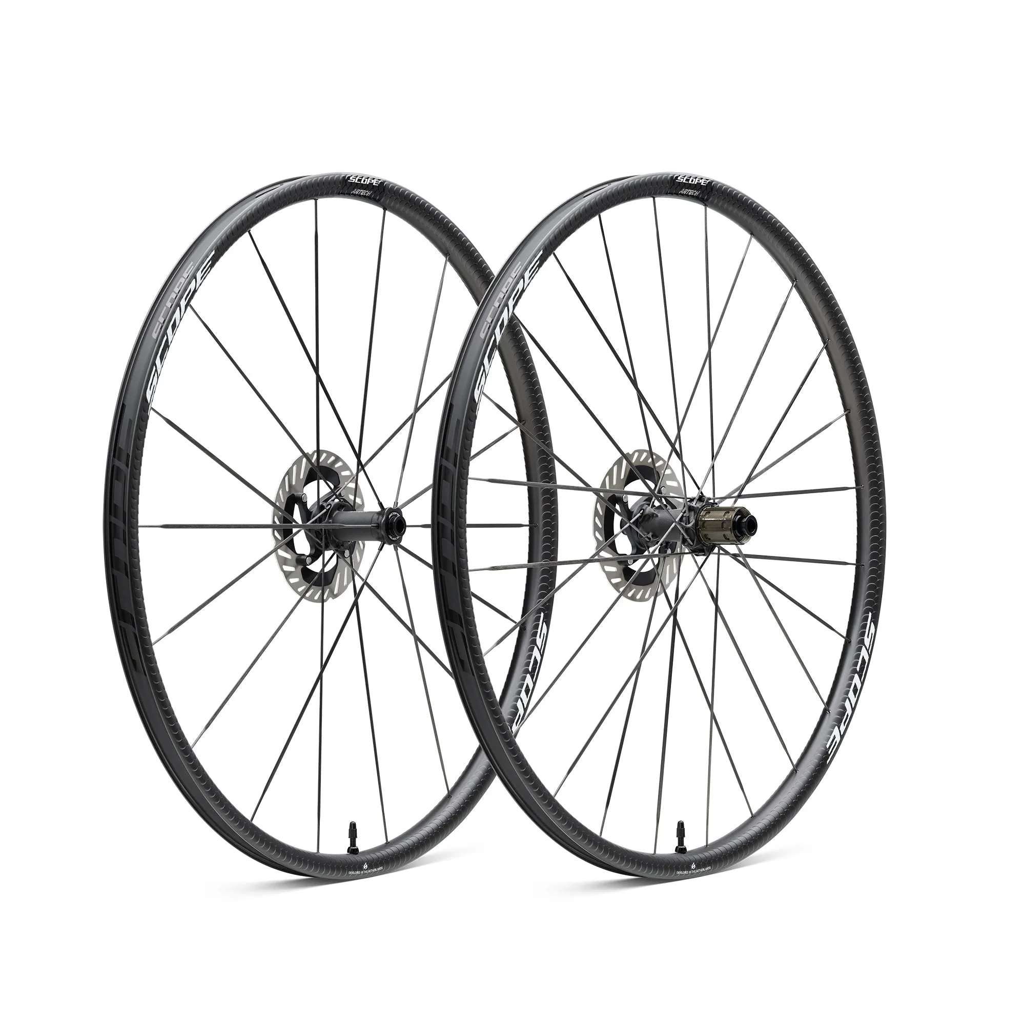 SCOPE Artech 2 Road Disc Brake Wheelset - White