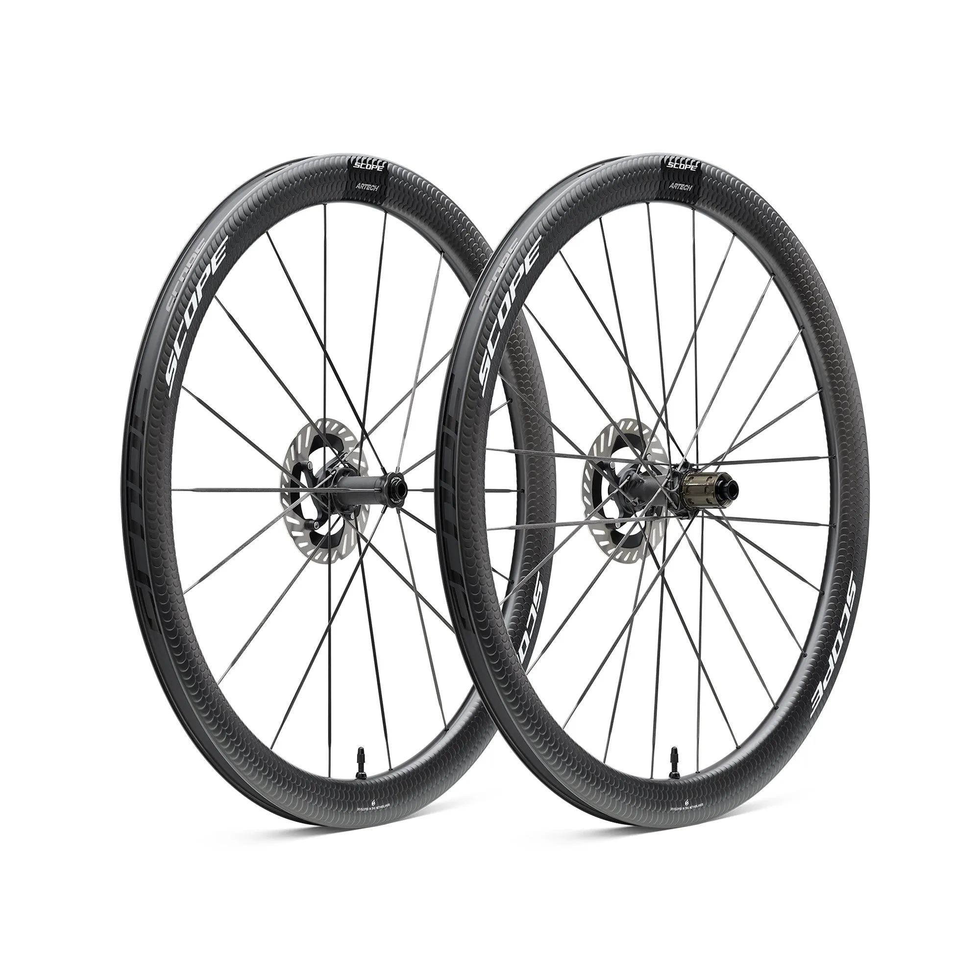 SCOPE Artech 4 Road Disc Brake Wheelset - White