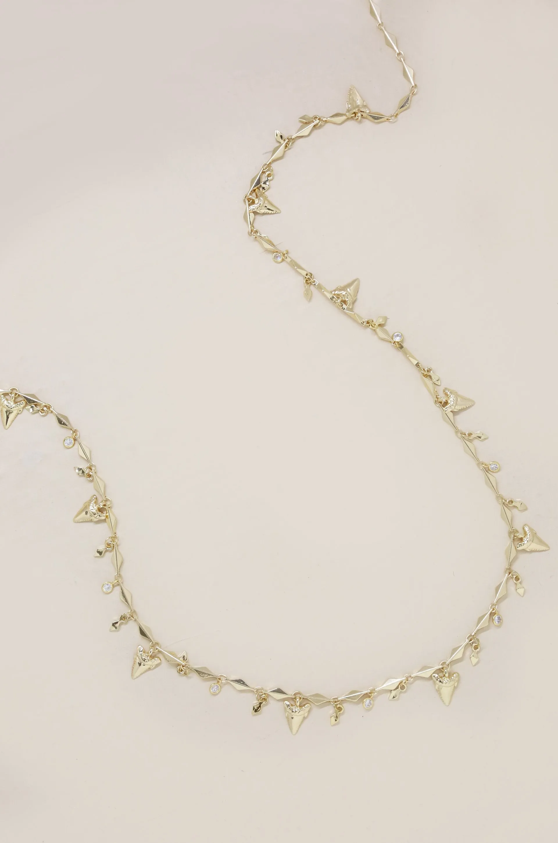 Shark Tooth Fringe Belly Chain