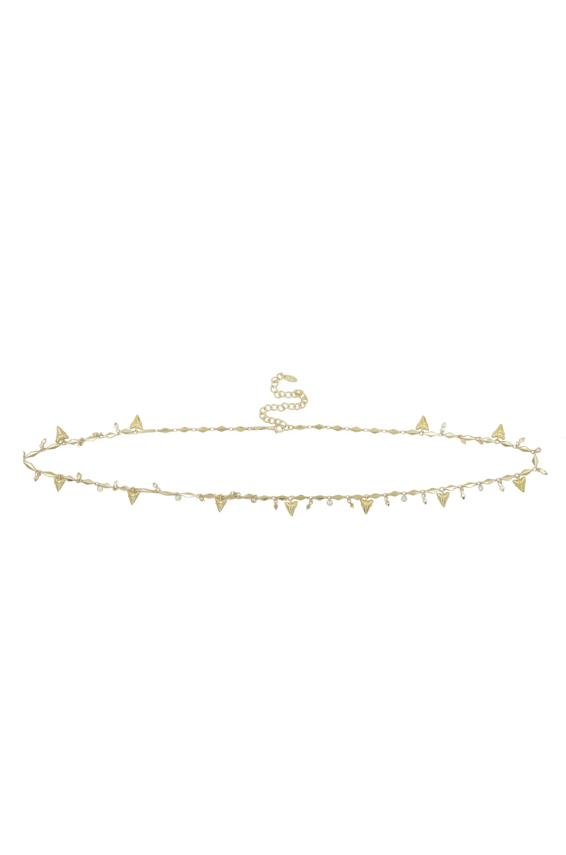 Shark Tooth Fringe Belly Chain