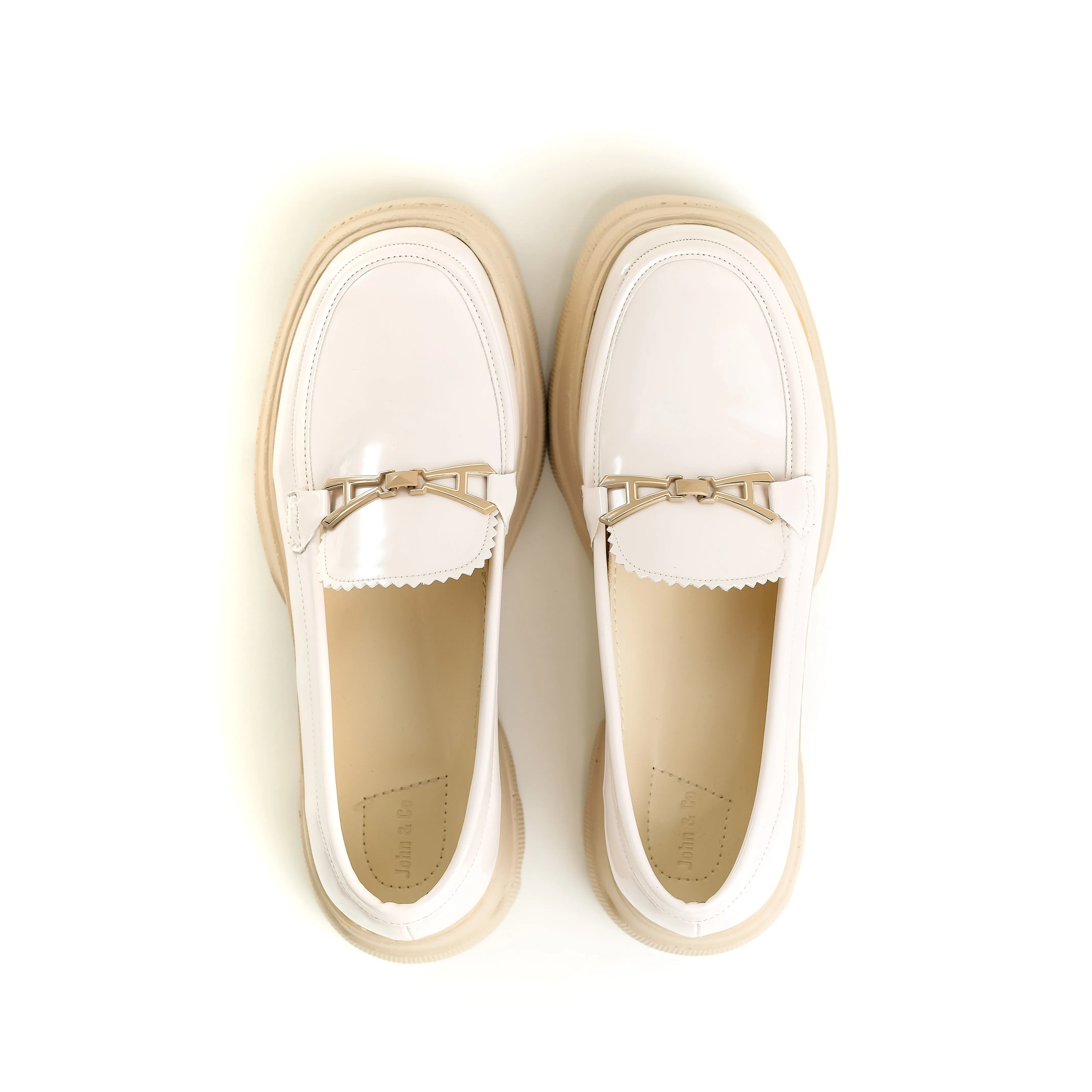Shiny Luxe Slip-Ons