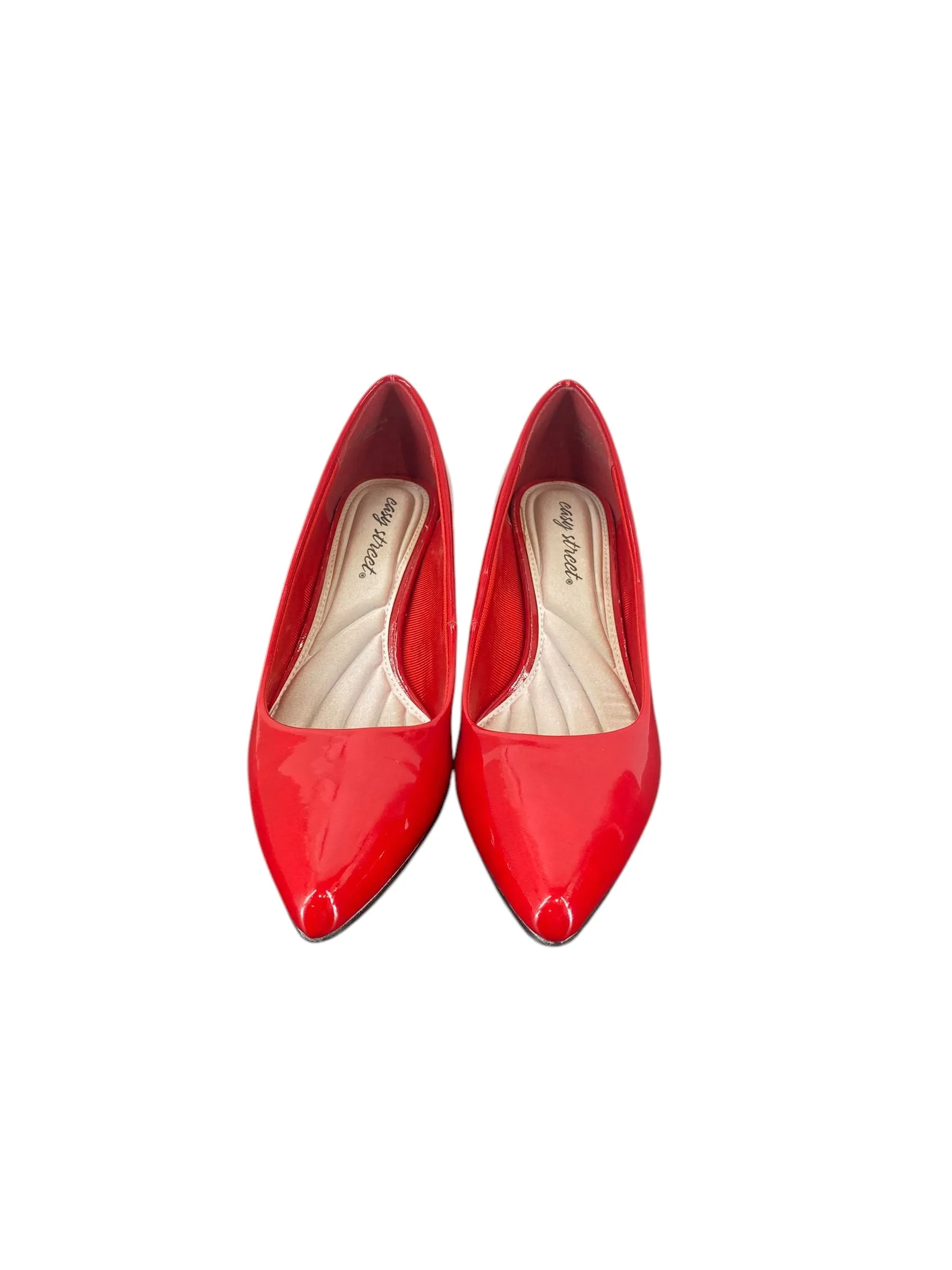 Shoes Heels Kitten By Easy Street In Red, Size: 8.5