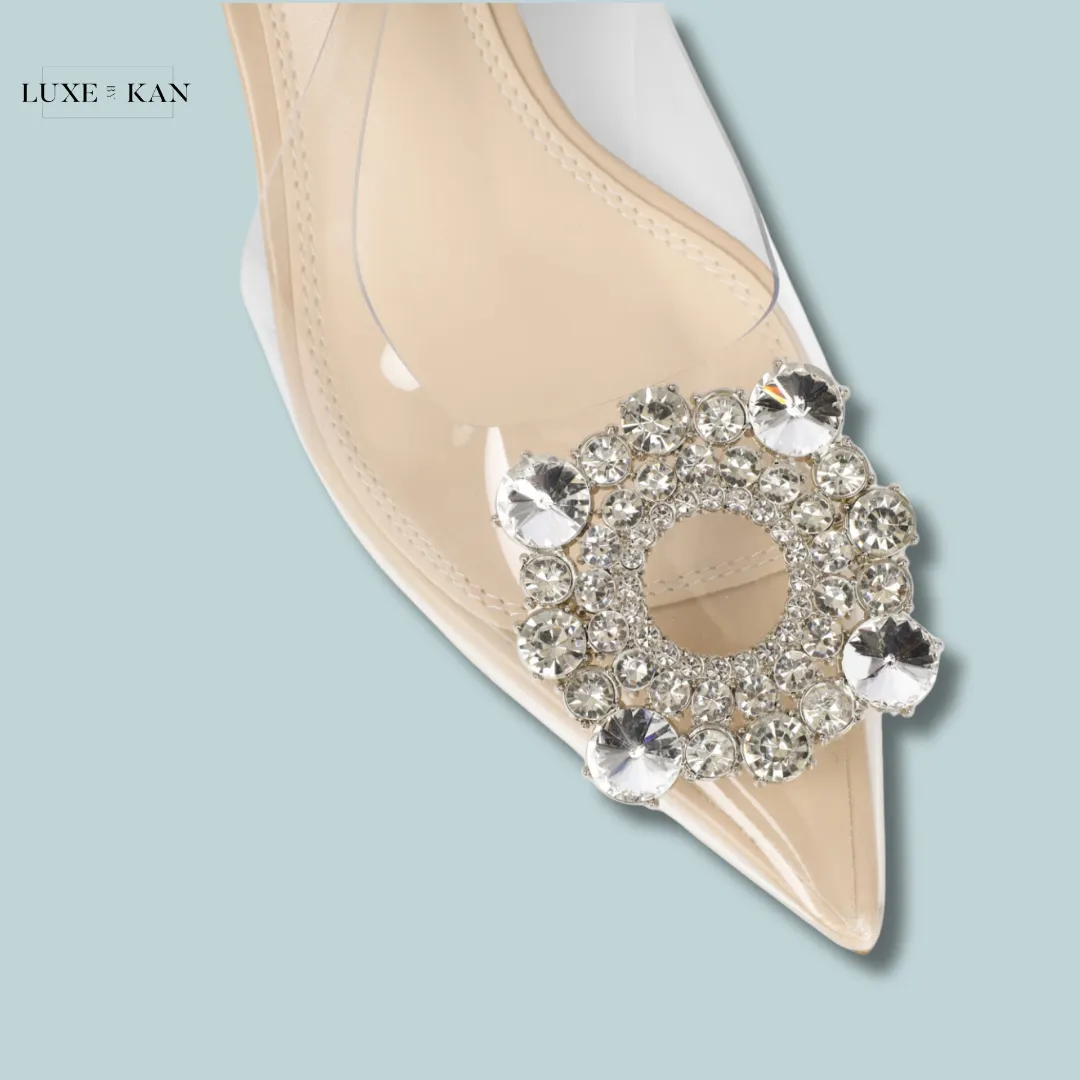 SIMMI SHOES CHARA DIAMANTE SILVER MIRROR LOW COURT SHOES