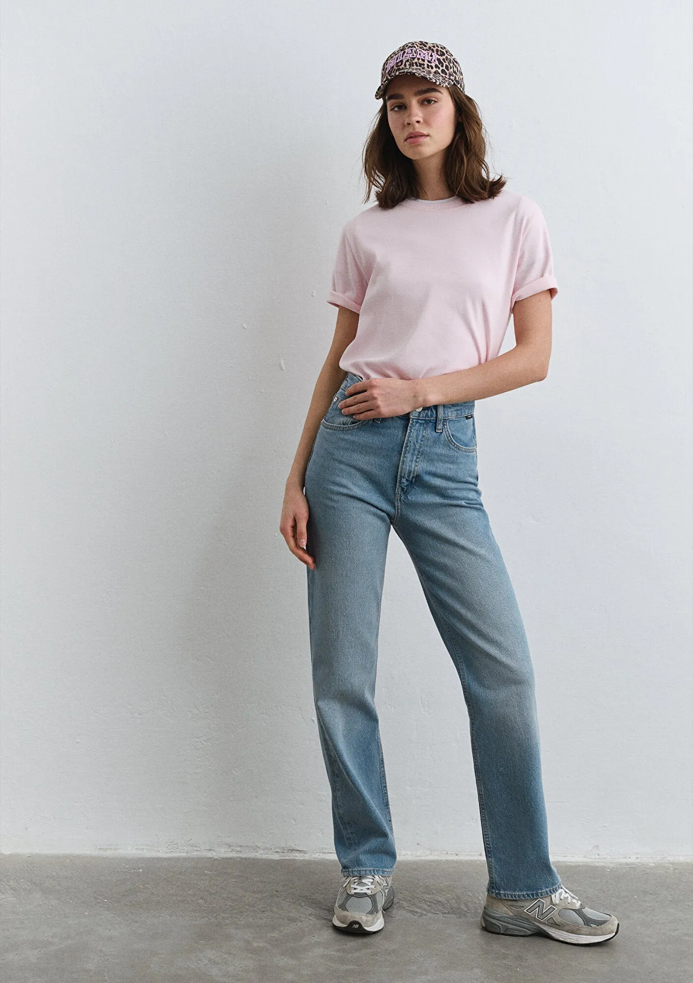 Sky Light Blue Classic Denıim Jean Pants