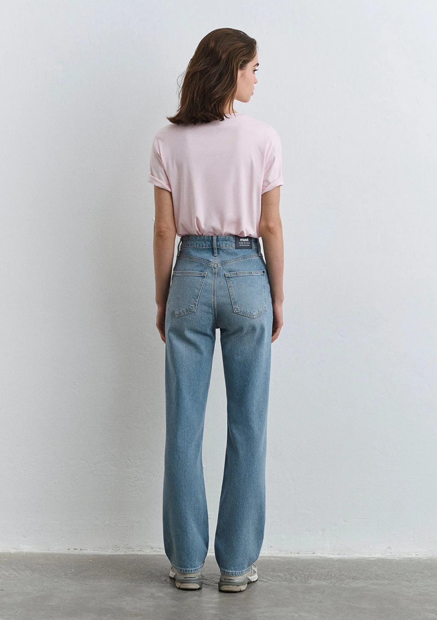 Sky Light Blue Classic Denıim Jean Pants