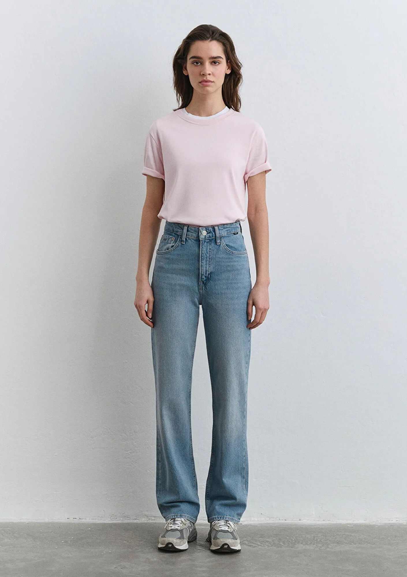 Sky Light Blue Classic Denıim Jean Pants