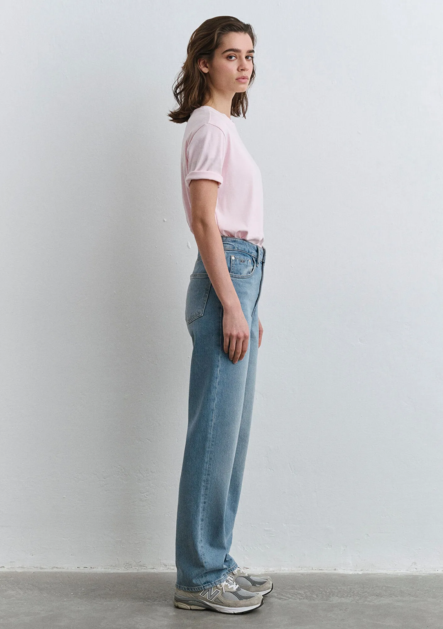 Sky Light Blue Classic Denıim Jean Pants