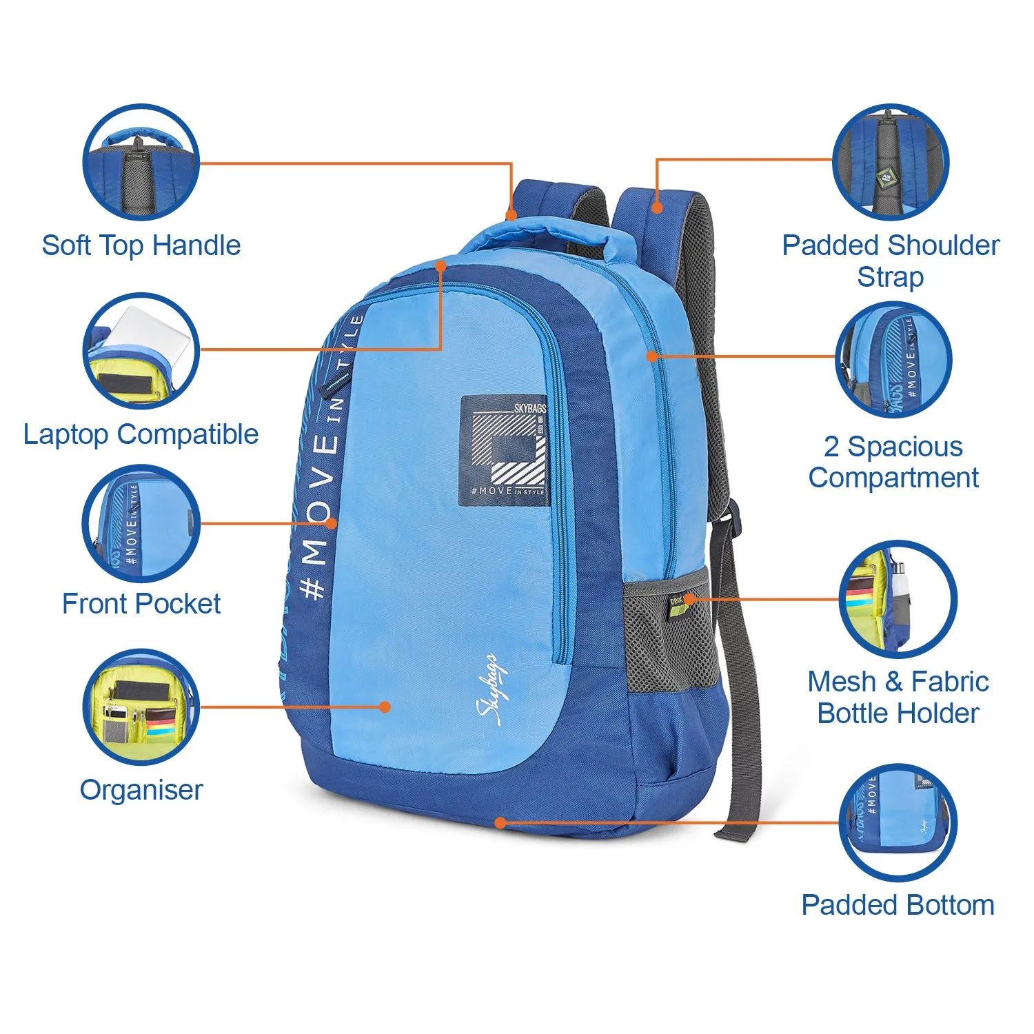 Skybags Beatle Nxt  01 Laptop Backpack (E)