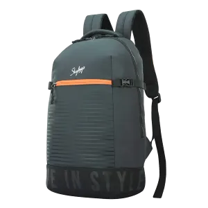 Skybags Boho  01 Backpack With Rain Cover  Black