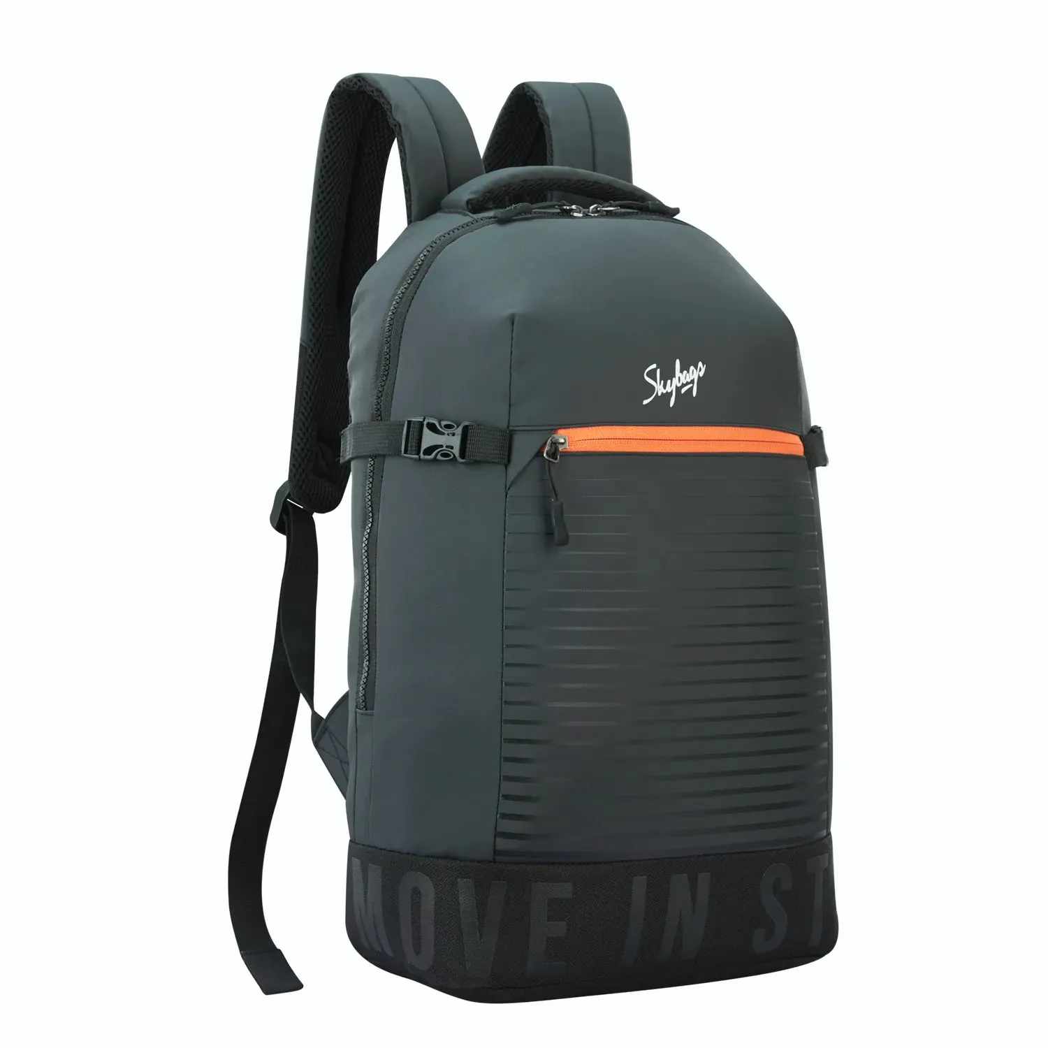 Skybags Boho  01 Backpack With Rain Cover  Black