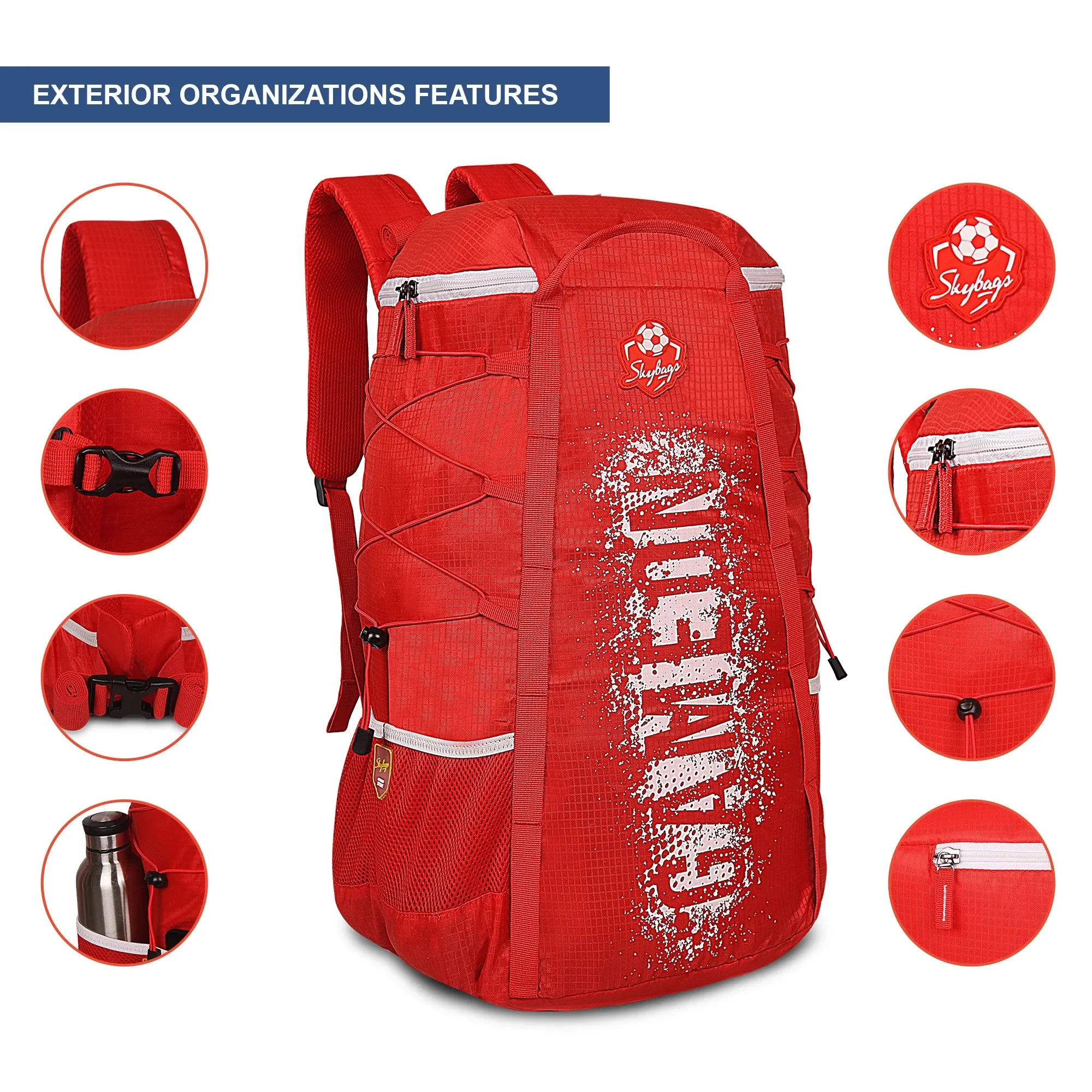 Skybags Camp  01 Rucksack 45L Red