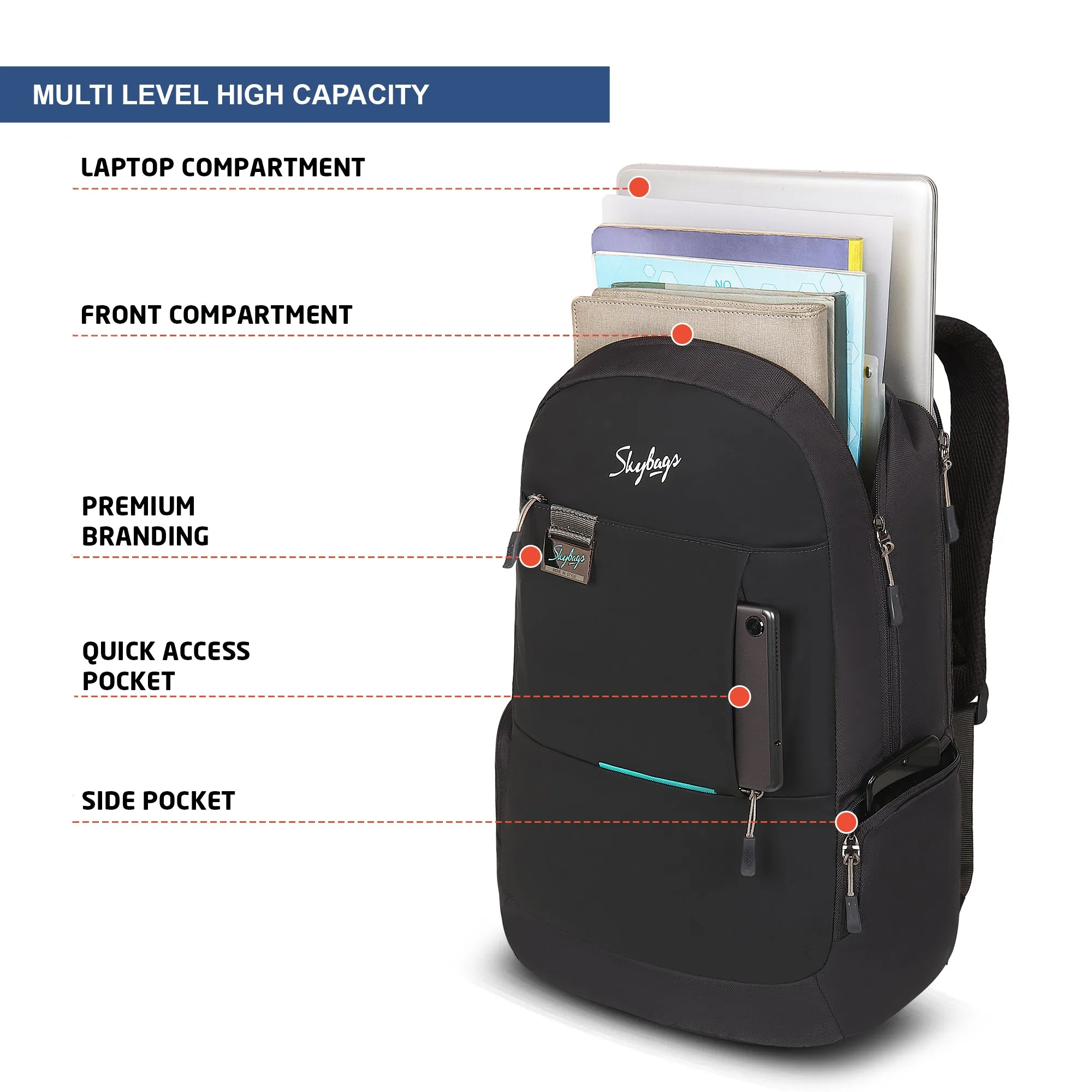 Skybags Chester Pro  02 Laptop Backpack