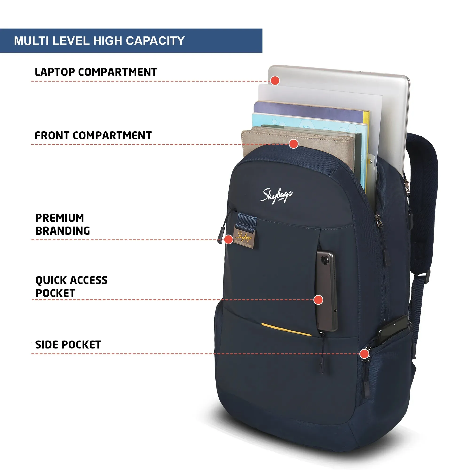 Skybags Chester Pro  02 Laptop Backpack