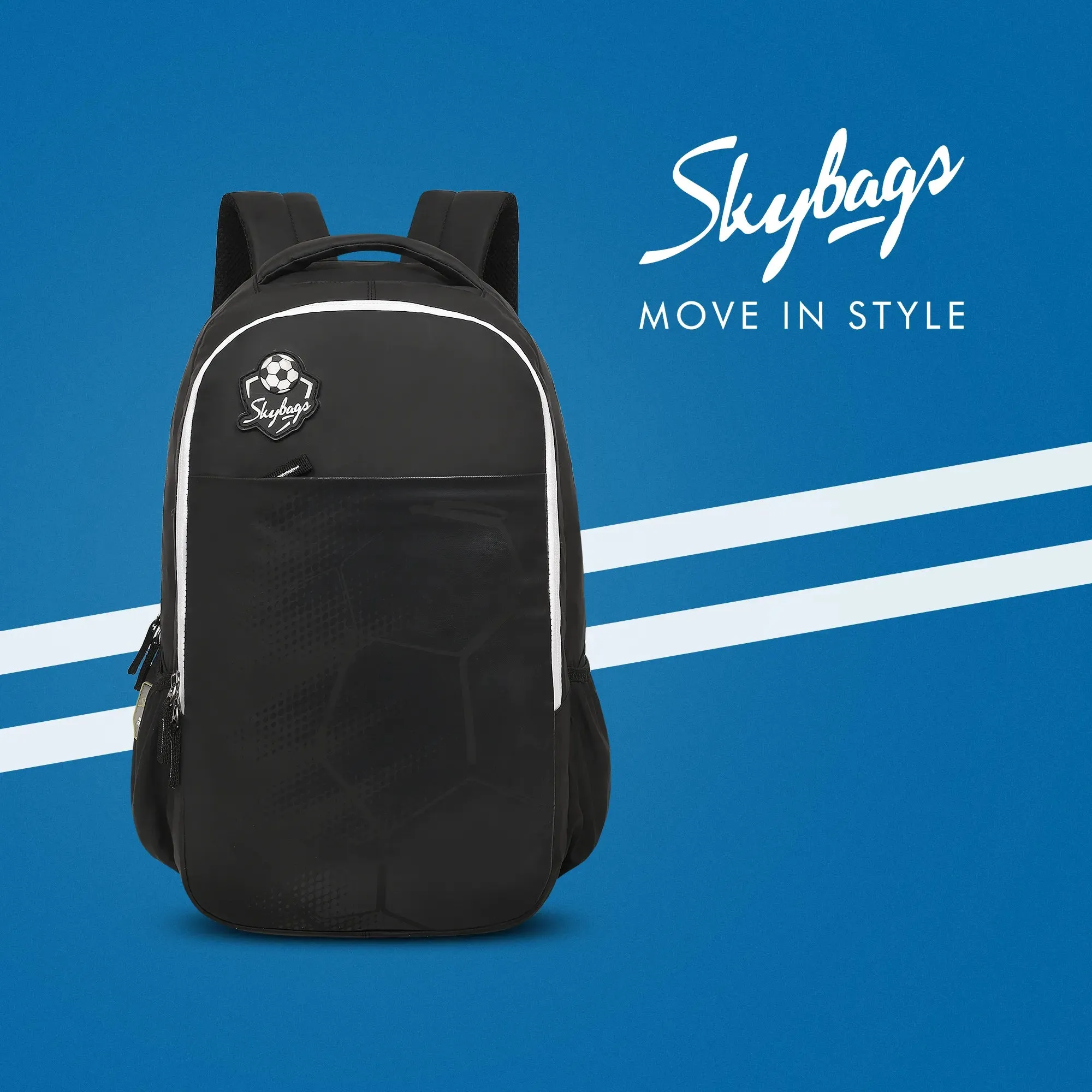 Skybags Kick  01 laptop Backpack Black