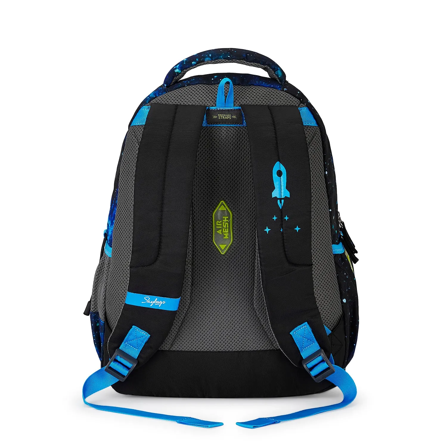 Skybags New Neon 22  10 School Backpack Blue