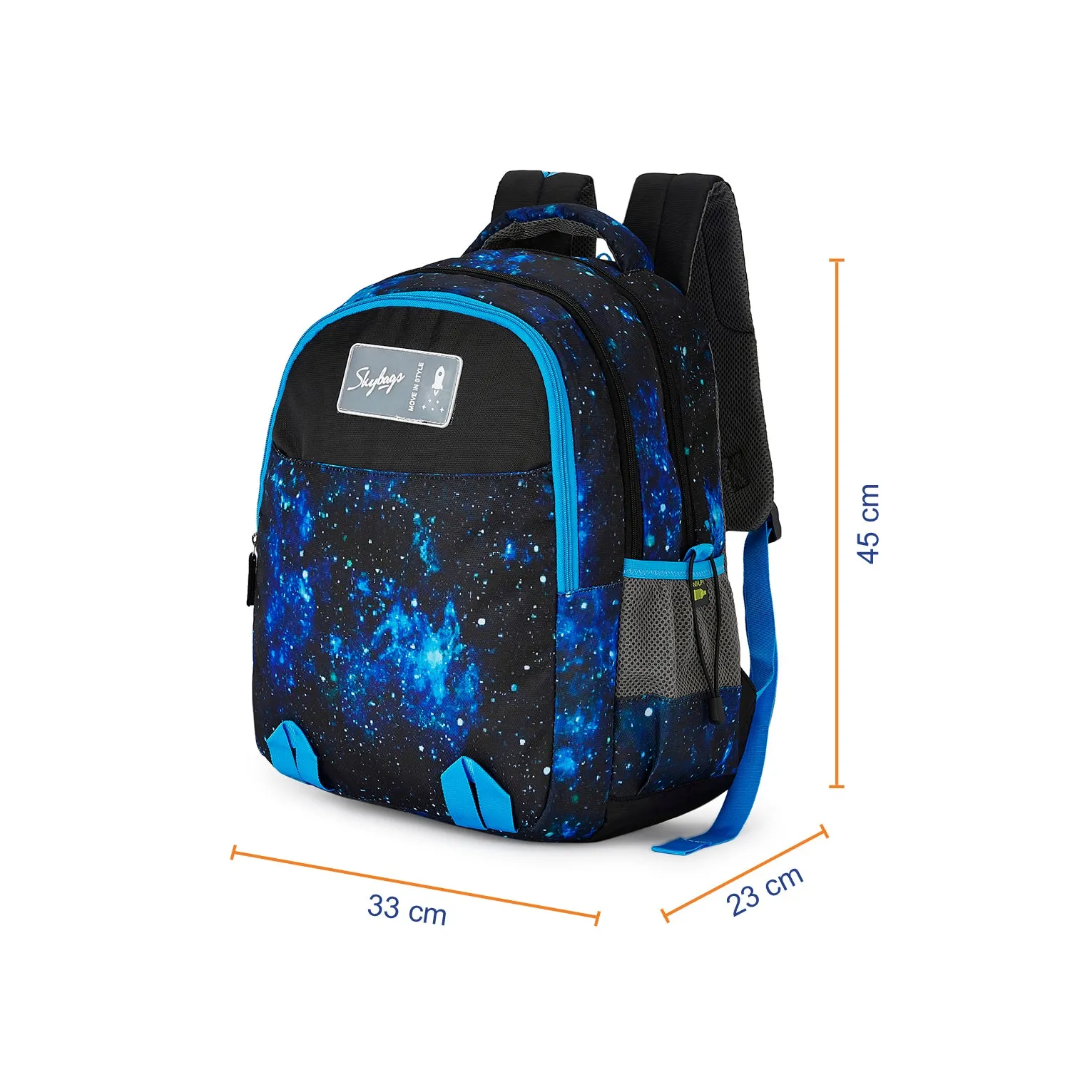 Skybags New Neon 22  10 School Backpack Blue