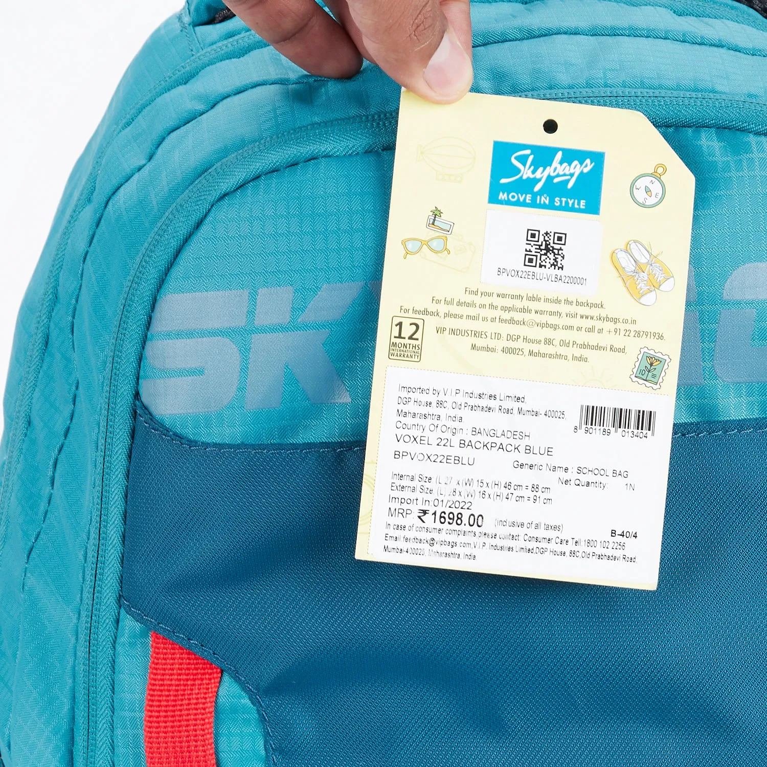Skybags Voxel  22L Backpack
