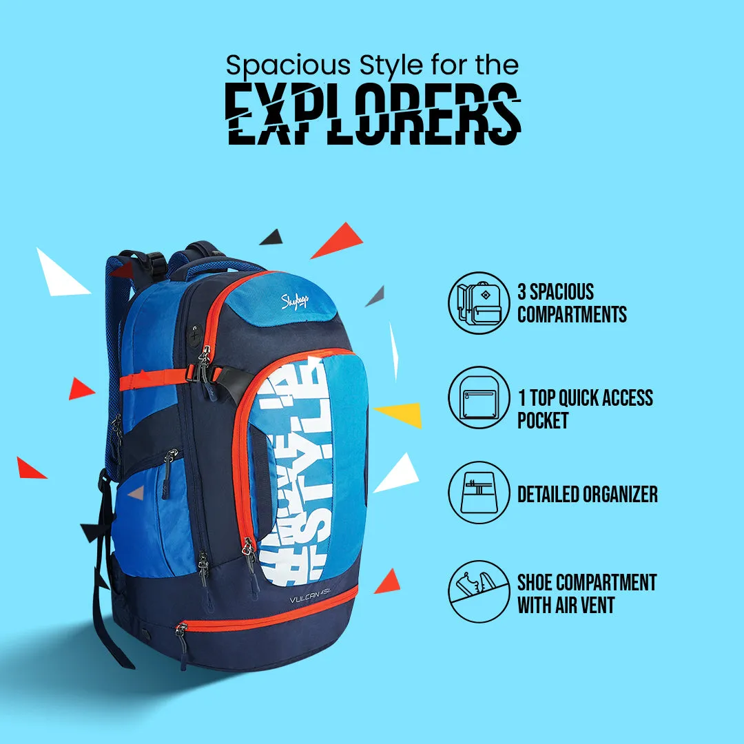 Skybags Vulcan  45 Laptop Weekender (E) Blue