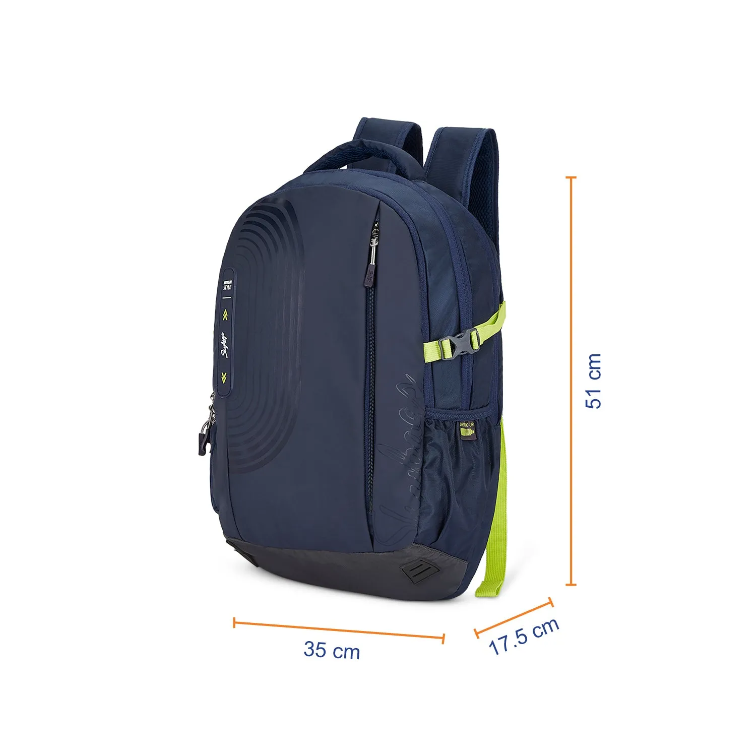 Skybags Xylo Plus 04  Laptop Backpack (H) Navy