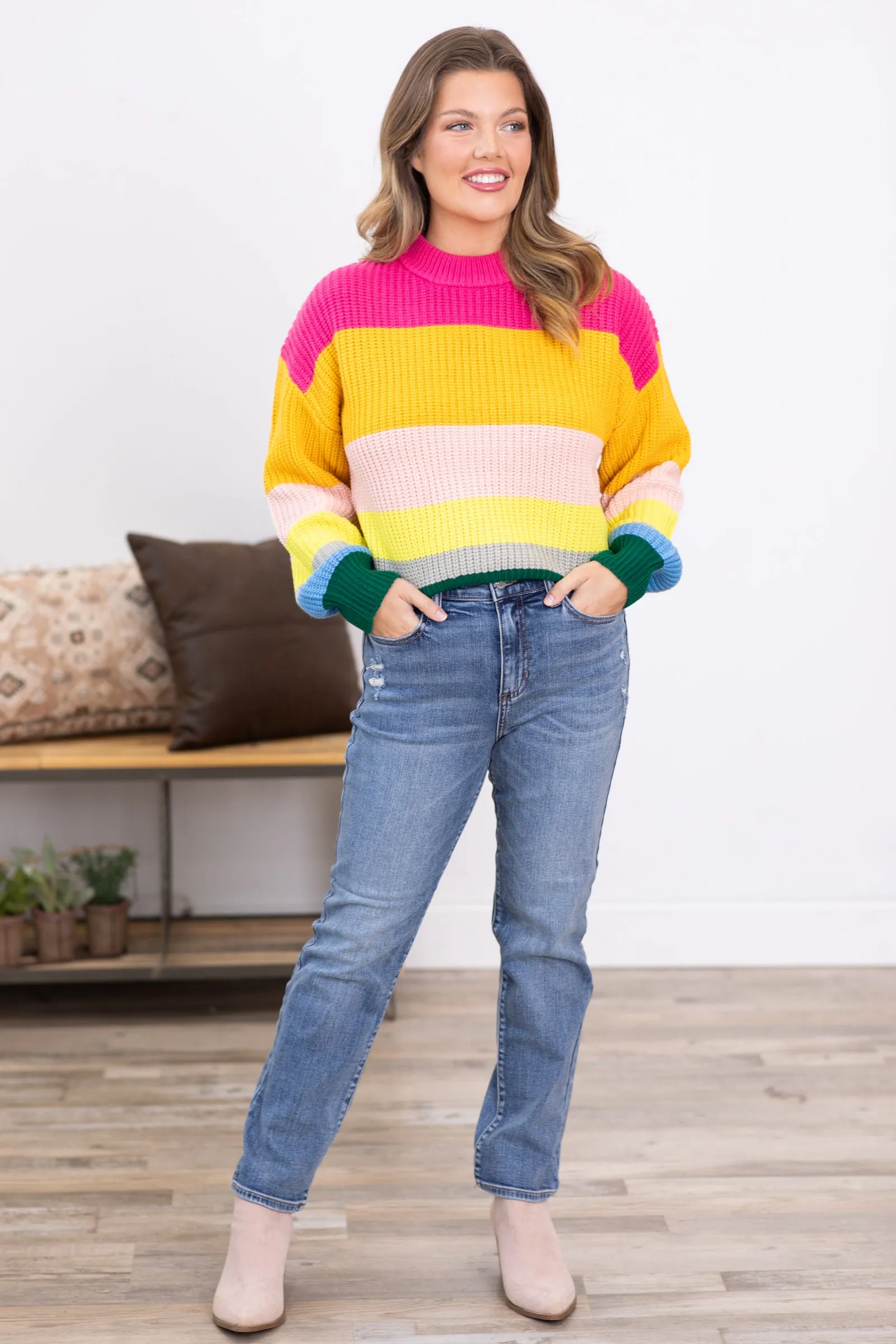 Sneak Peek Comfort Stretch Slim Straight Jeans