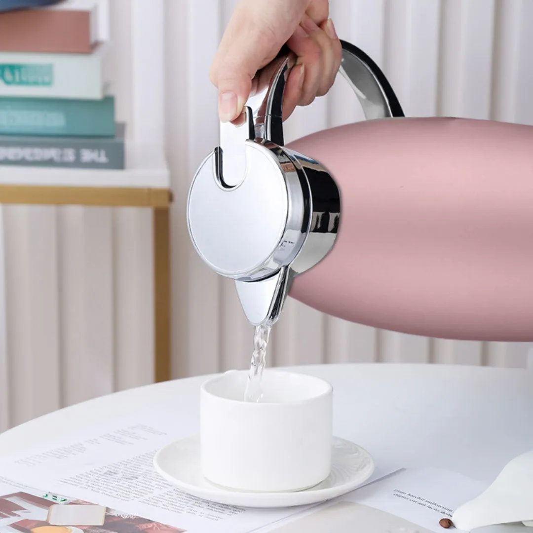 Soga Premium 1.8L Rose Color 3-Layer Vacuum Insulated Stainless Steel Flask  Ideal for Home and Office