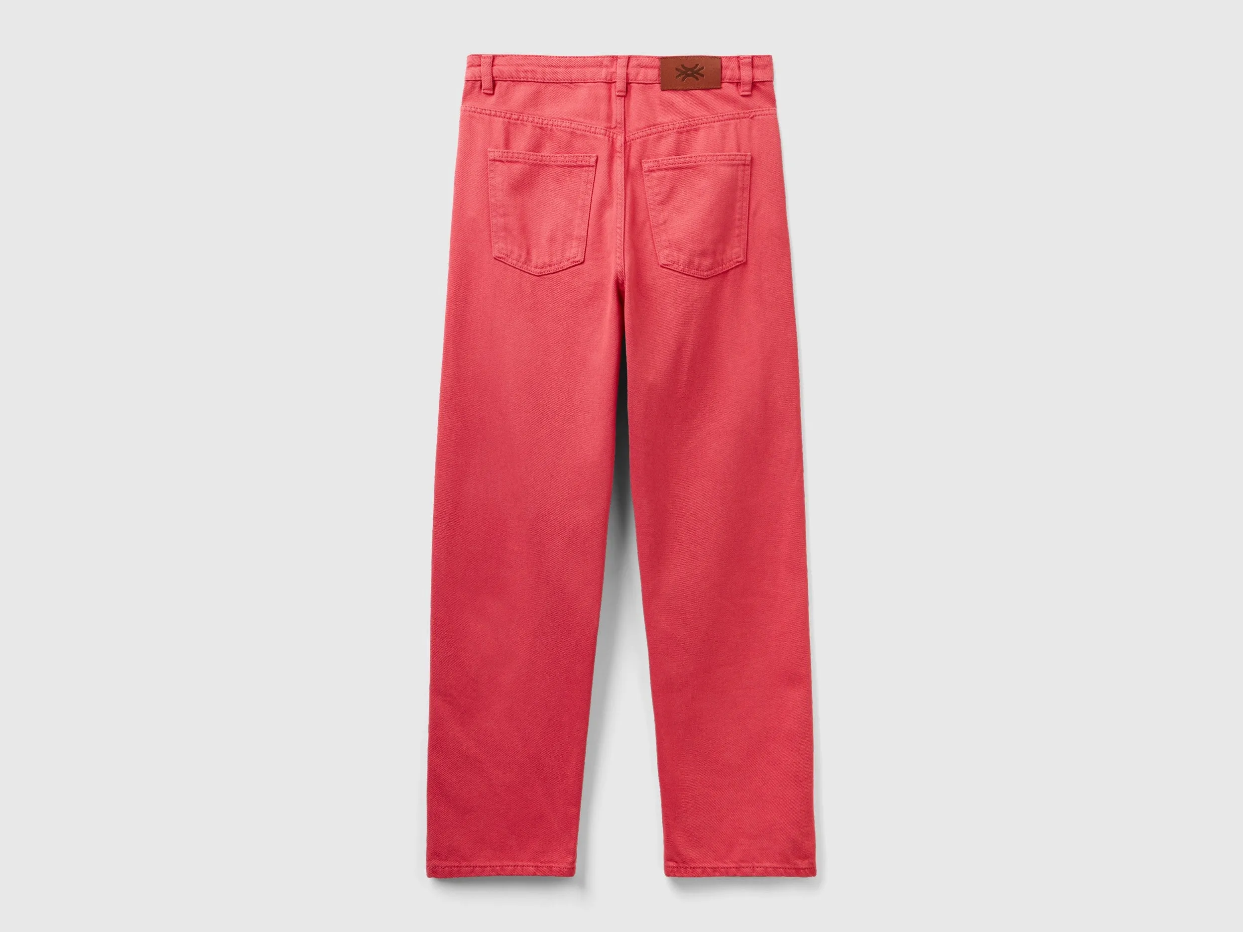 Solid Mom Fit Jeans