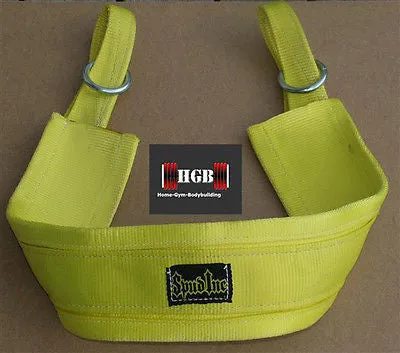 Spud inc belt squat belt Yellow Large weightlifting strength training