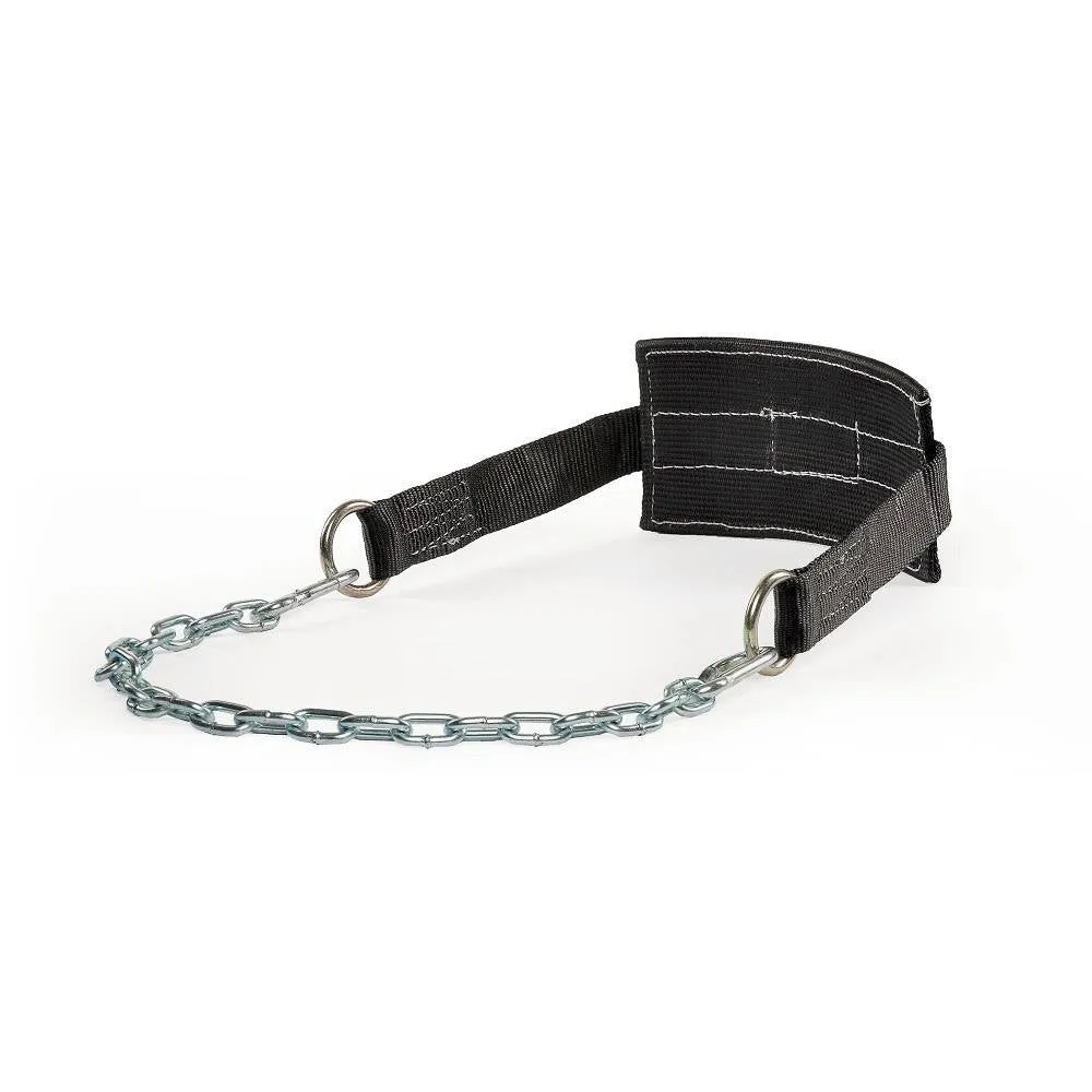 Spud Inc Dip Belt Black Heavy Duty chain 2 Spring Clips Pull Up Strength Training