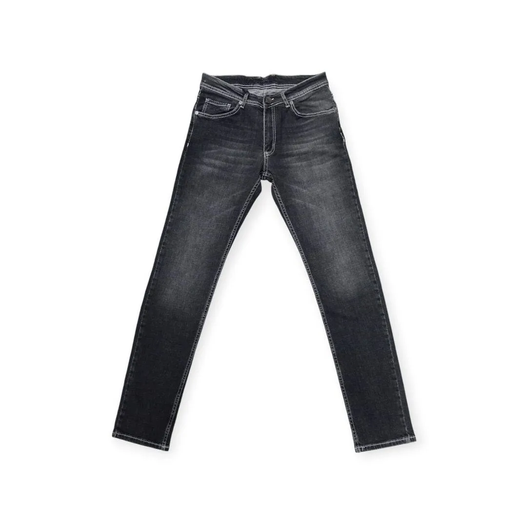 Stefano R Men's Jeans Dark Grey