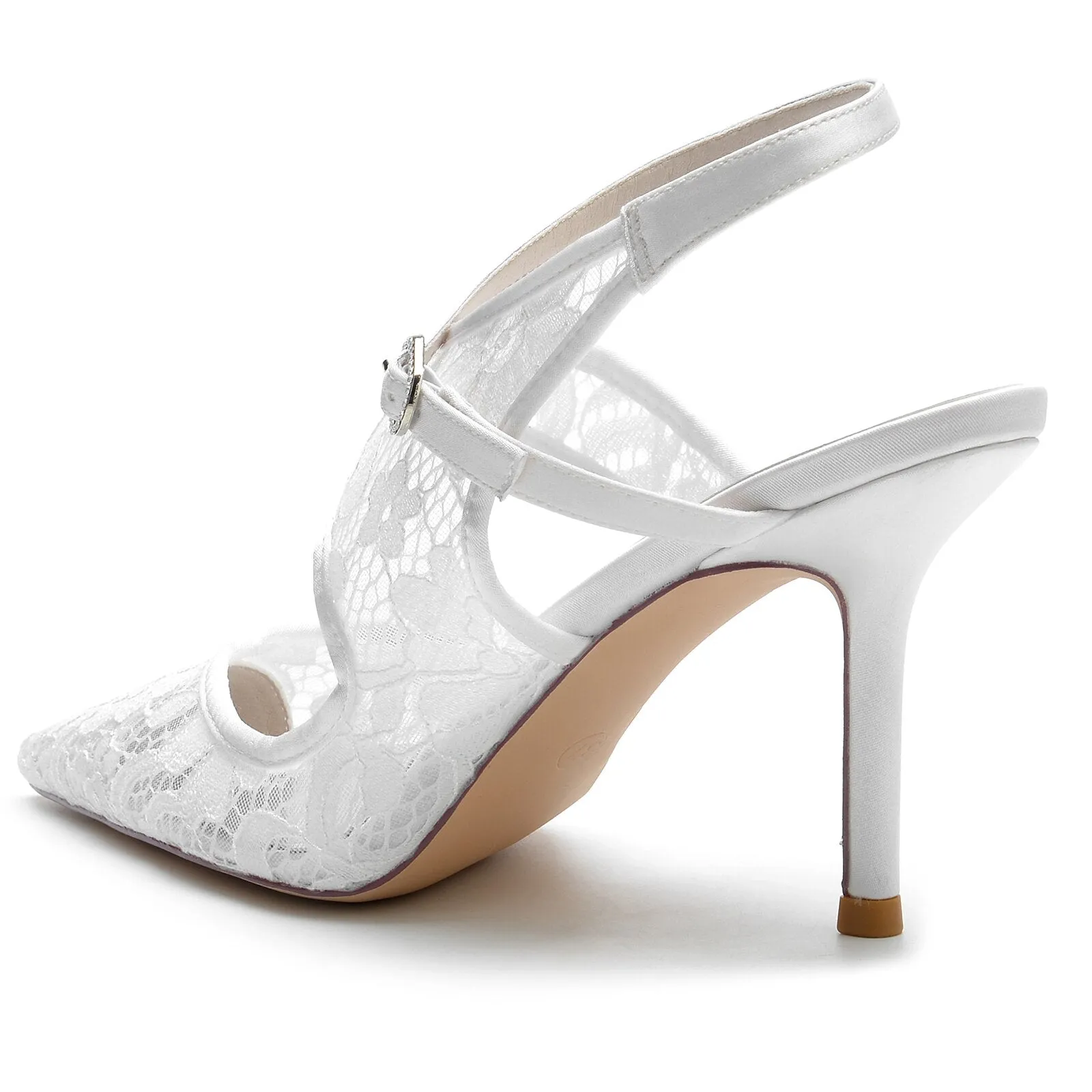 Stiletto Slingback Bridal Wedding Party Prom Shoes