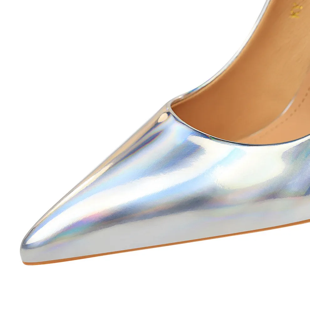 Stripper Scarpins Glossy Pumps