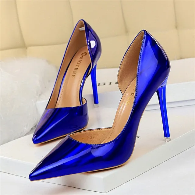 Stripper Scarpins Glossy Pumps