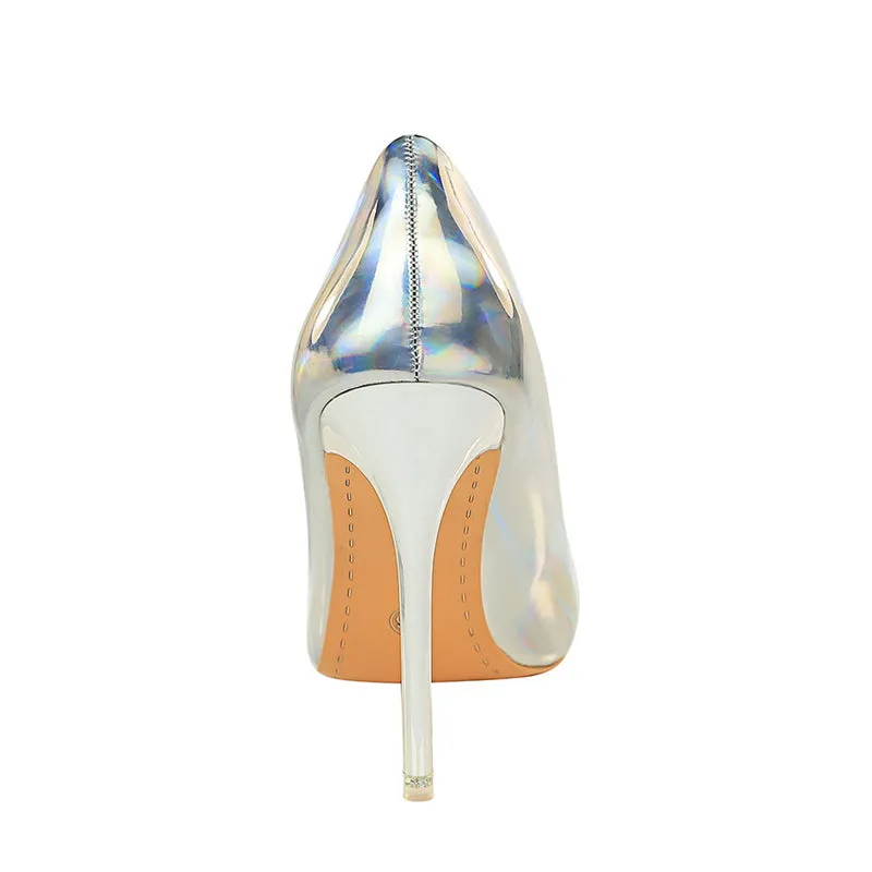 Stripper Scarpins Glossy Pumps