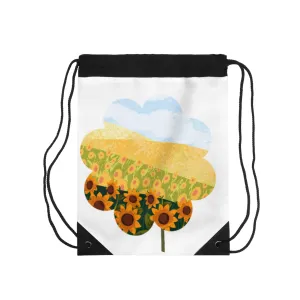 Sun Flower Field Drawstring Bag - CJ8
