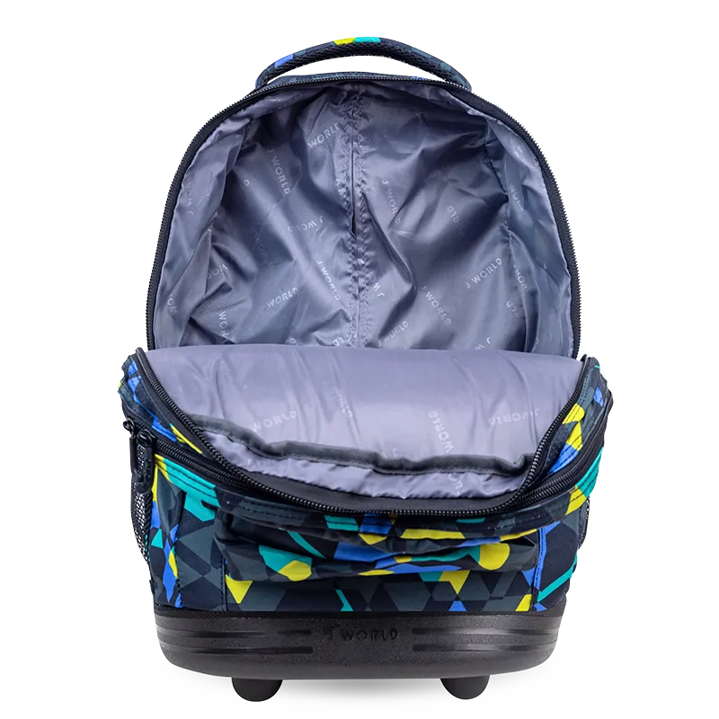 Sundance Laptop Rolling Backpack (20 Inch) in Cubes
