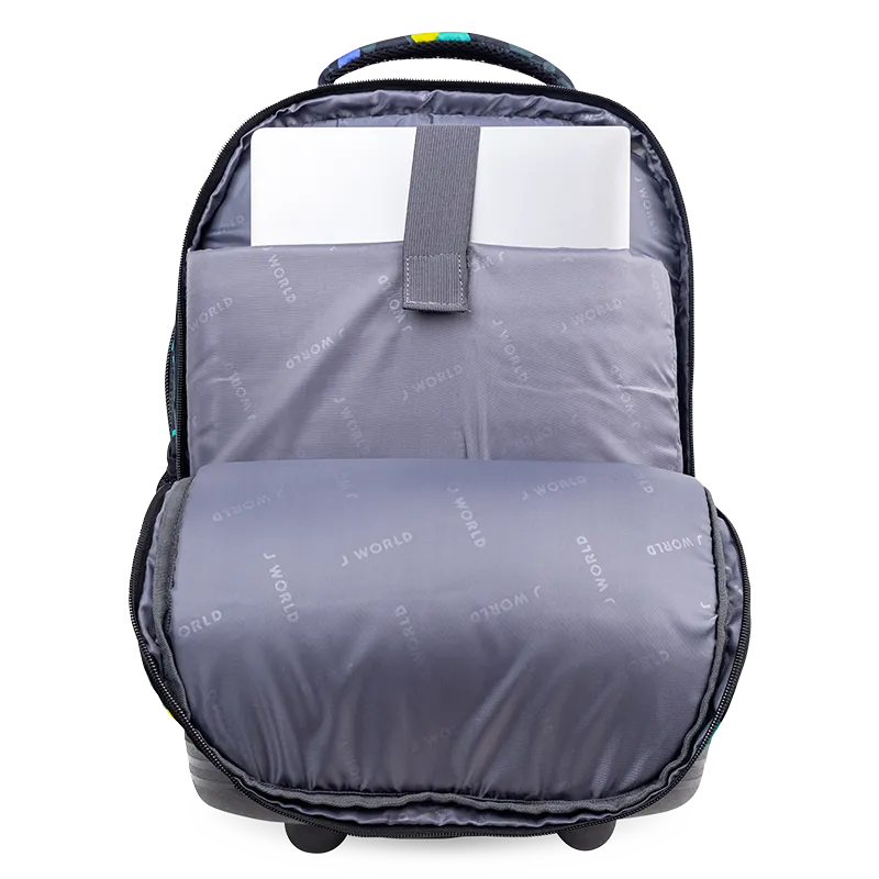 Sundance Laptop Rolling Backpack (20 Inch) in Cubes