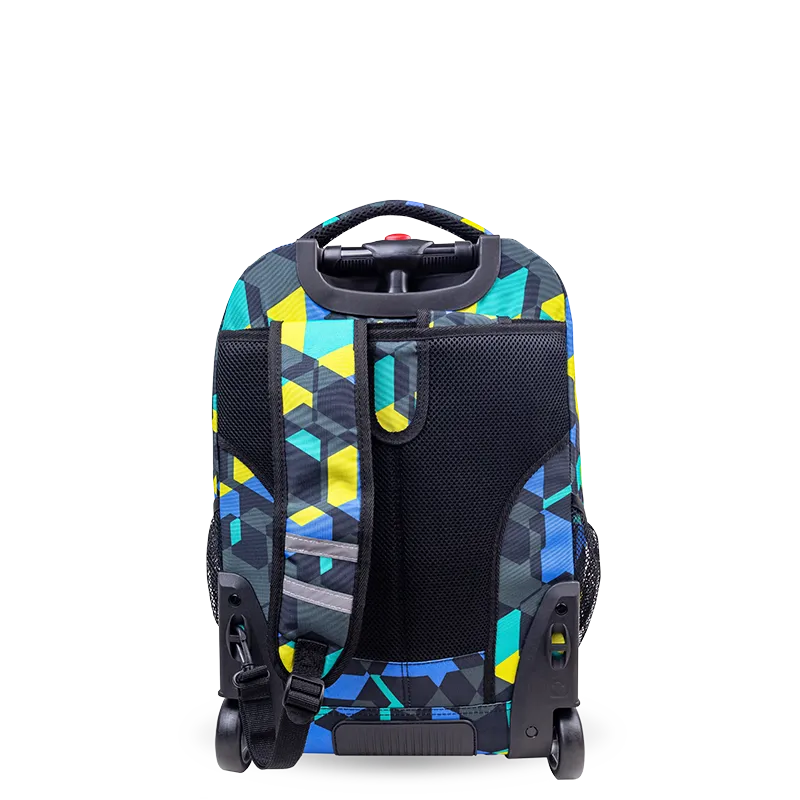 Sundance Laptop Rolling Backpack (20 Inch) in Cubes