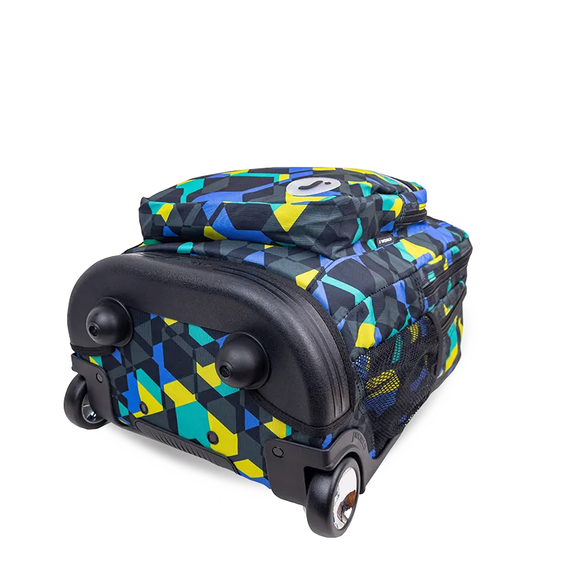 Sundance Laptop Rolling Backpack (20 Inch) in Cubes
