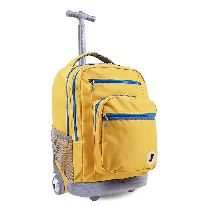 Sundance Laptop Rolling Backpack (20 Inch) in Kumquat