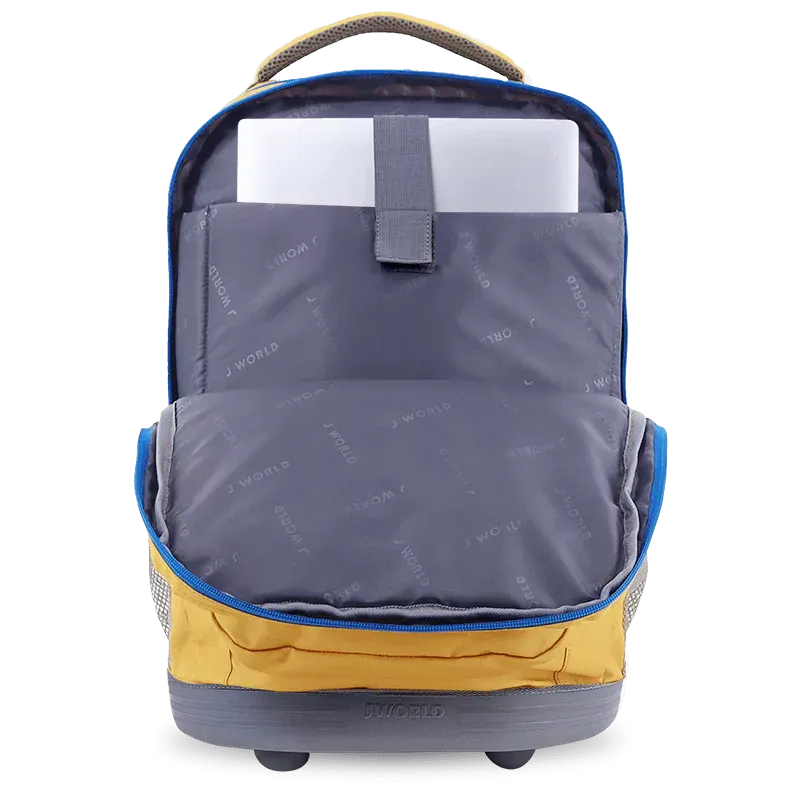 Sundance Laptop Rolling Backpack (20 Inch) in Kumquat