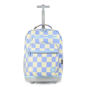 Sundance Laptop Rolling Backpack (20 Inch) in Wiggle Blue
