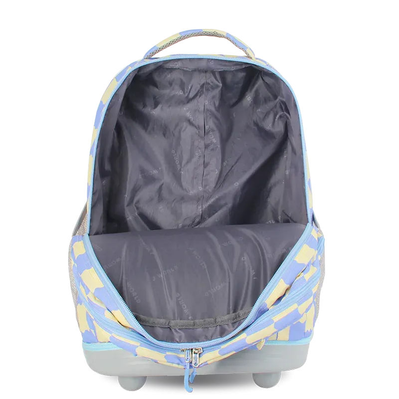 Sundance Laptop Rolling Backpack (20 Inch) in Wiggle Blue