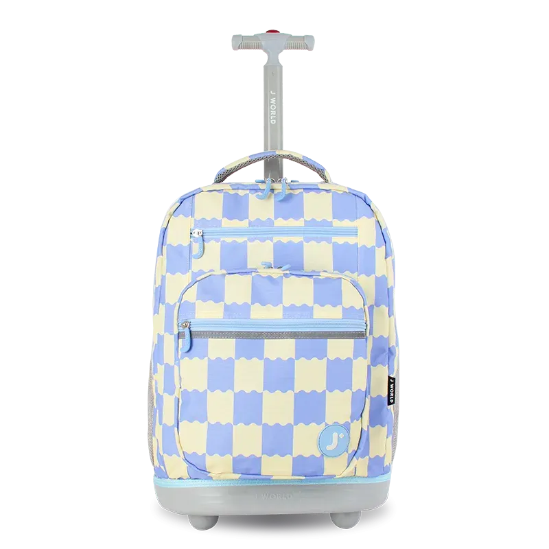 Sundance Laptop Rolling Backpack (20 Inch) in Wiggle Blue
