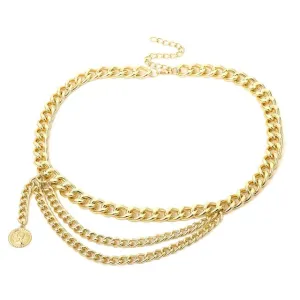 Tassel Gold Chain Belt