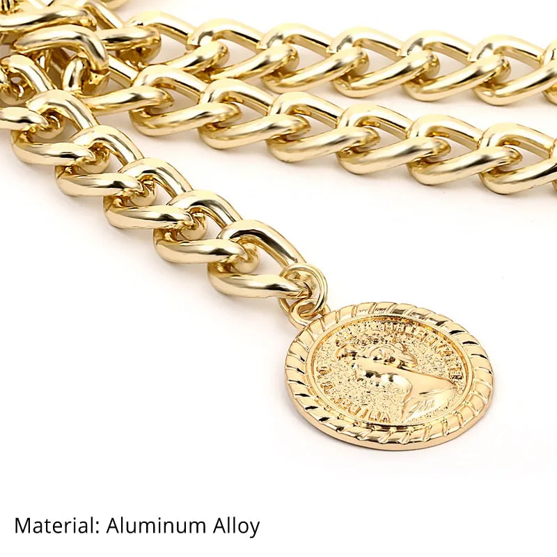 Tassel Gold Chain Belt