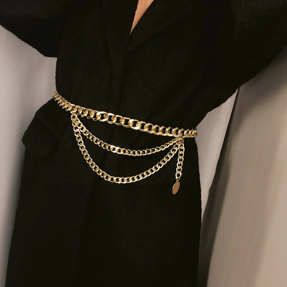 Tassel Gold Chain Belt