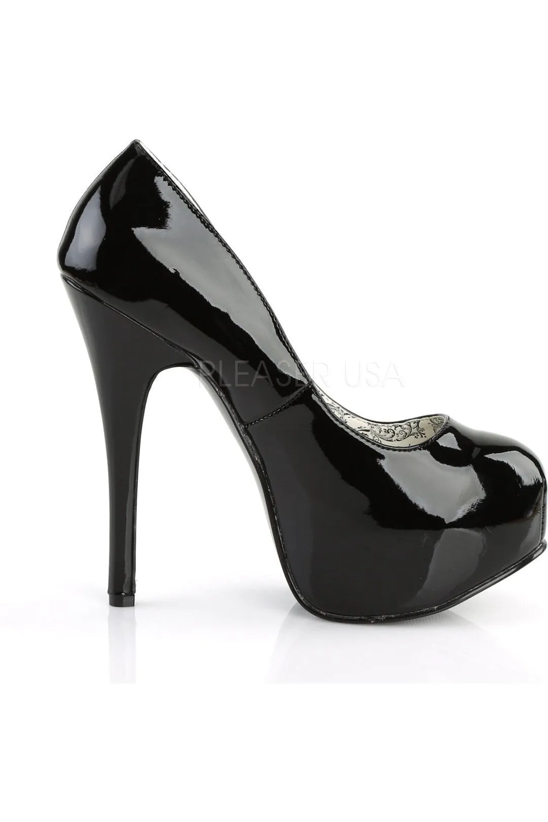 TEEZE-06 Pump  | Black Patent